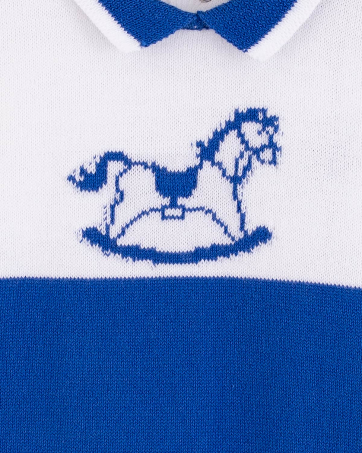 Oscar Summer Navy Cotton Knit